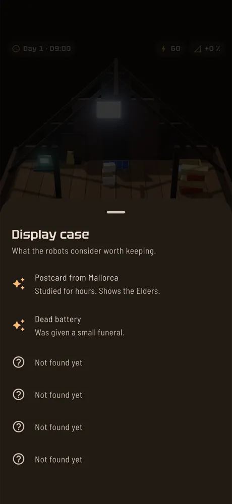 The display case with curiosities